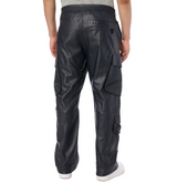 LEATHER CARGO PANT