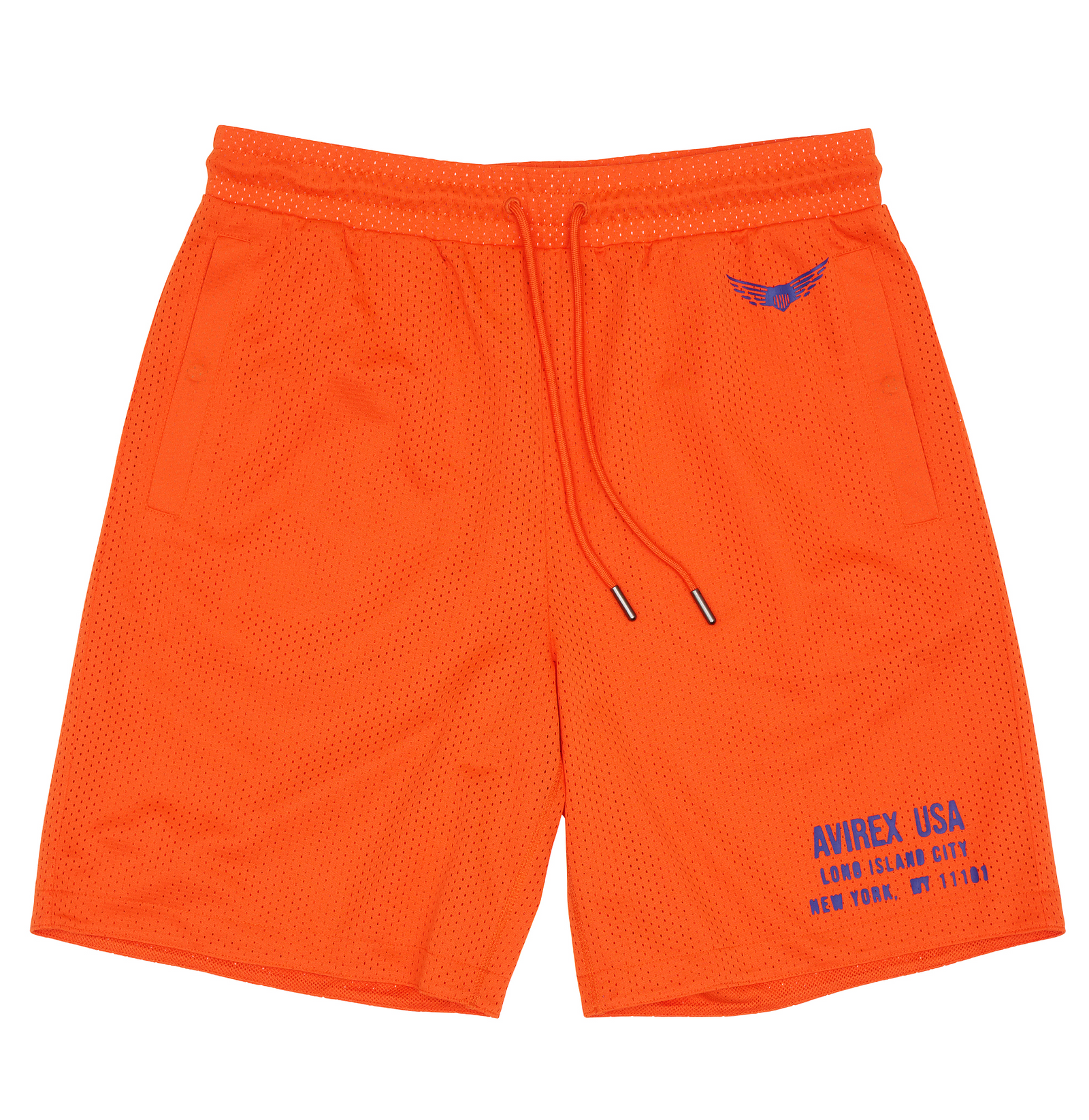 Avirex Logo newest cotton tee & Logo mesh shorts