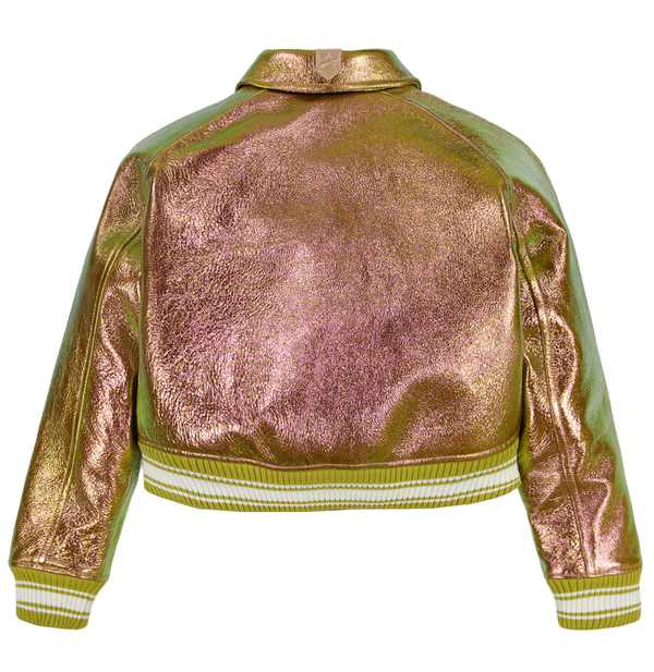 LIMITED EDITION CROPPED METALLIC ICON JACKET