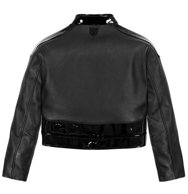 CROPPED MOTO JACKET