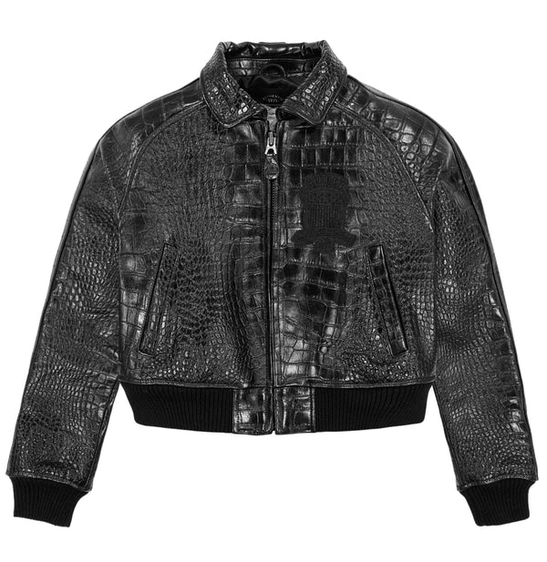 LIMITED EDITION CROPPED CROC ICON JACKET