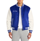 WOOL LEATHER VARSITY JACKET