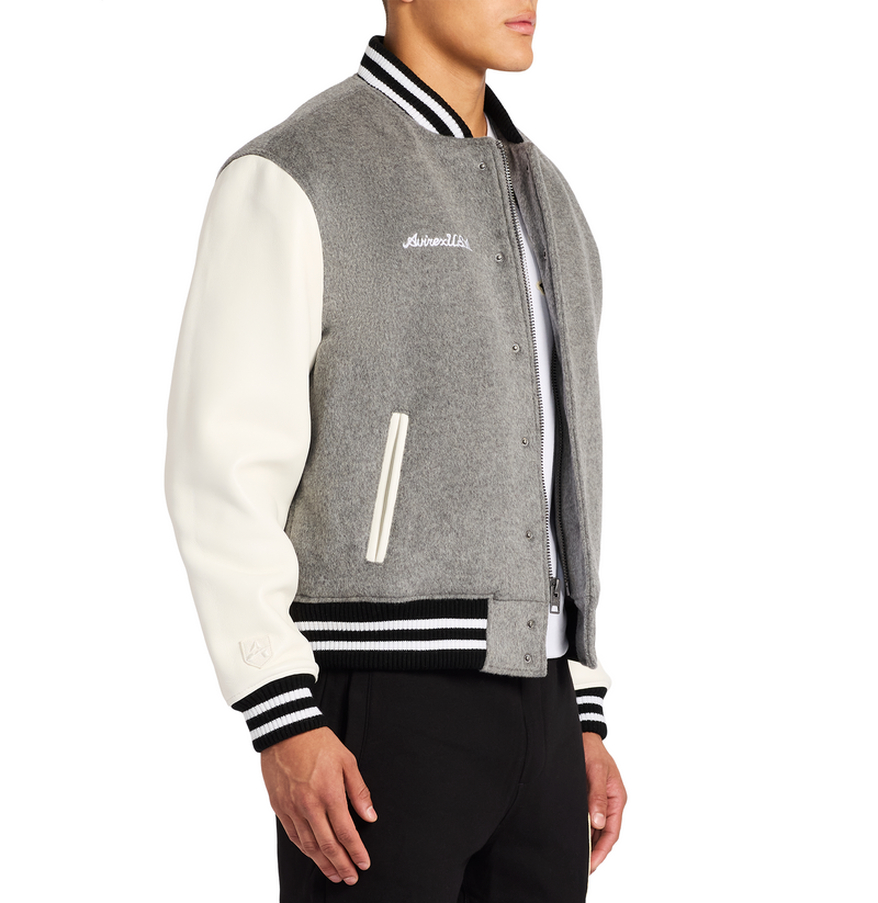 WOOL LEATHER VARSITY JACKET